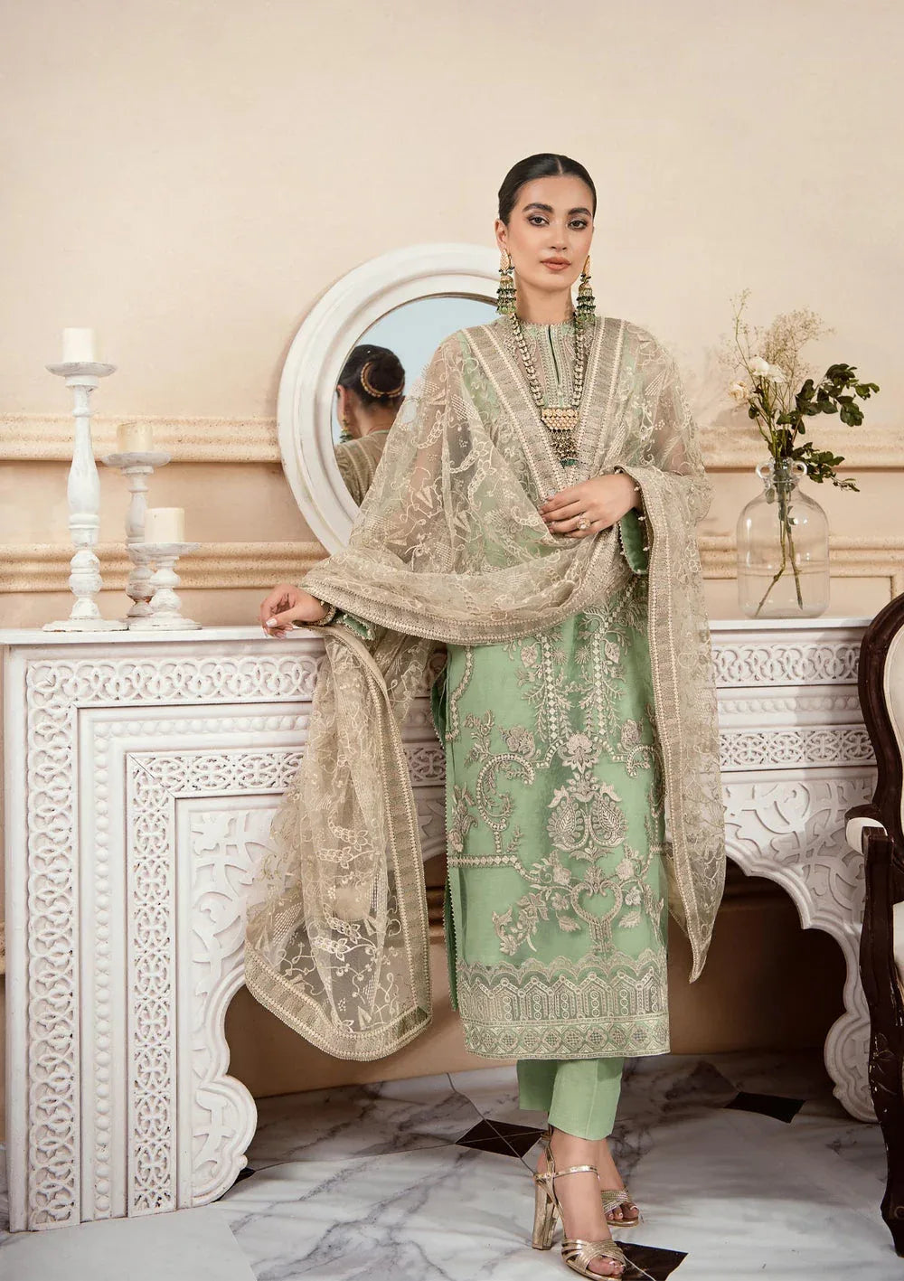 Aik Atelier | Formals Collection | LUMIERE - LOOK 03 - Rang-e-Khaas