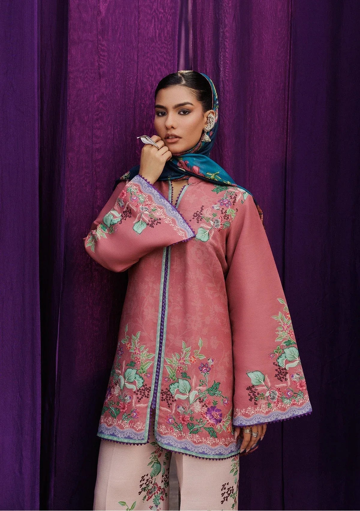 Aik Atelier | Roz Khaddar | AIK ROZ '25 D2 - LOOK 02 - Rang-e-Khaas