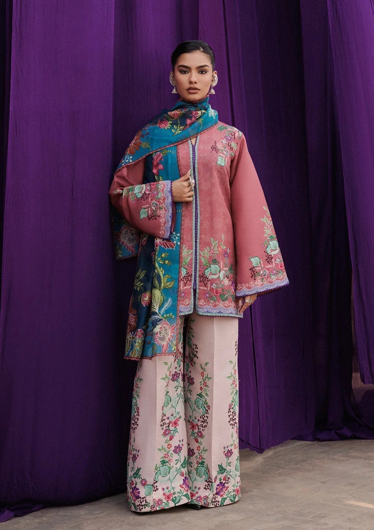 Aik Atelier | Roz Khaddar | AIK ROZ '25 D2 - LOOK 02 - Rang-e-Khaas