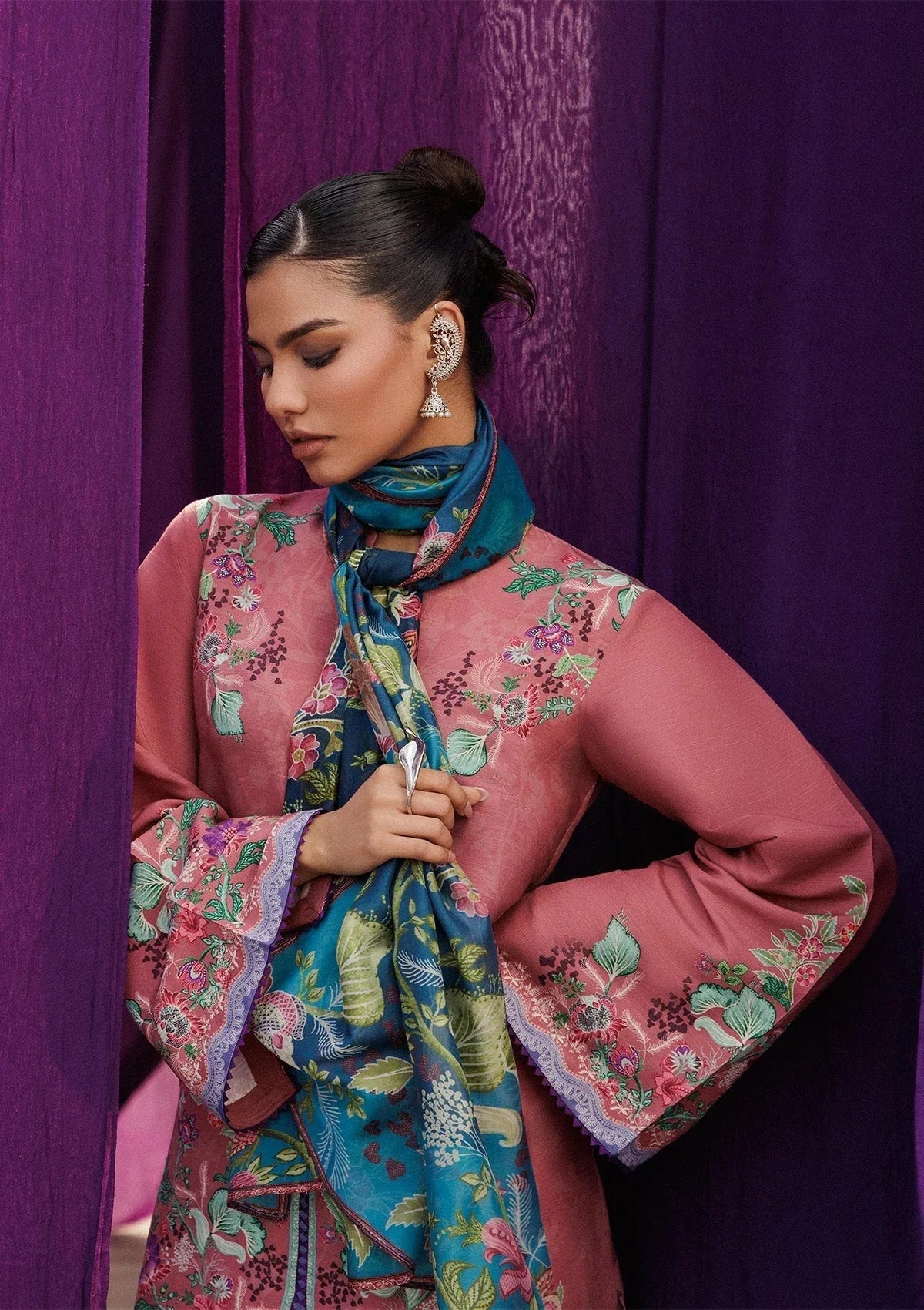 Aik Atelier | Roz Khaddar | AIK ROZ '25 D2 - LOOK 02 - Rang-e-Khaas