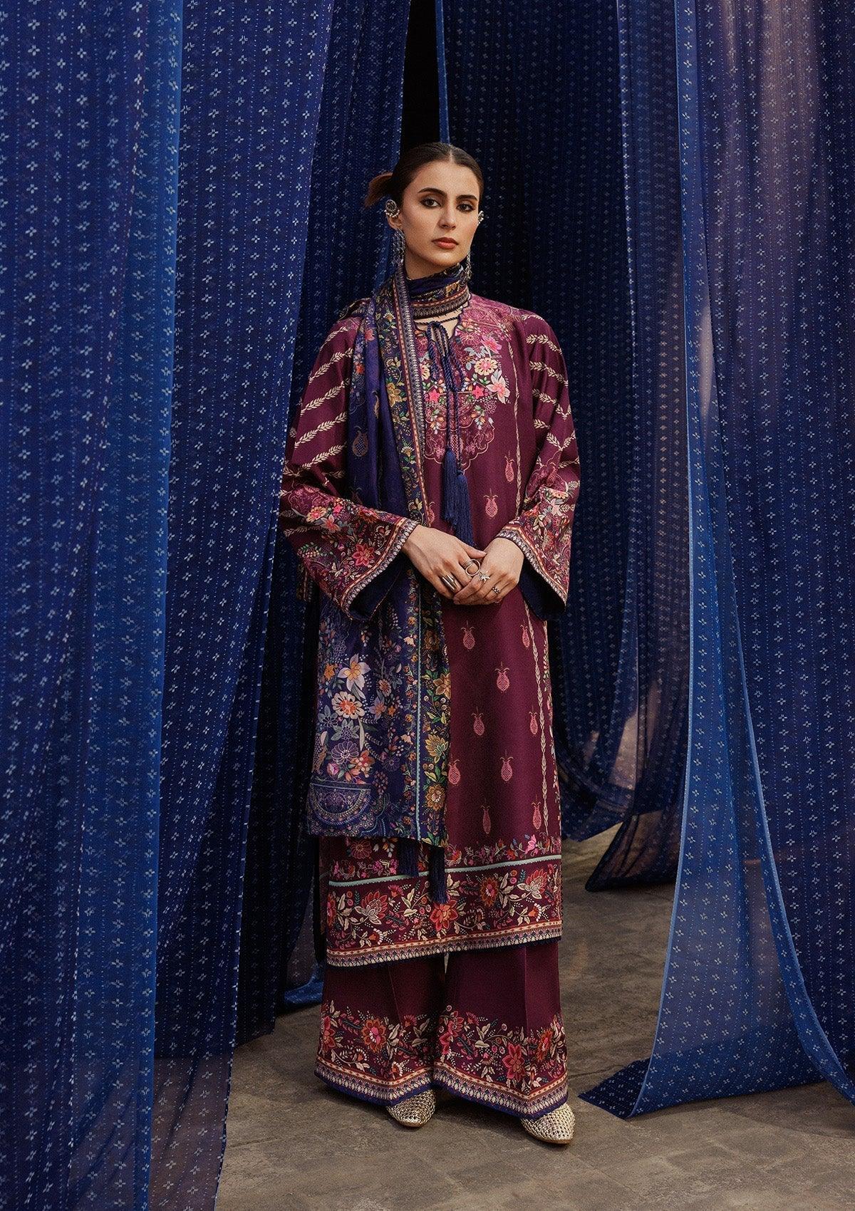 Aik Atelier | Roz Khaddar | AIK ROZ '25 D2 - LOOK 04 - Rang-e-Khaas