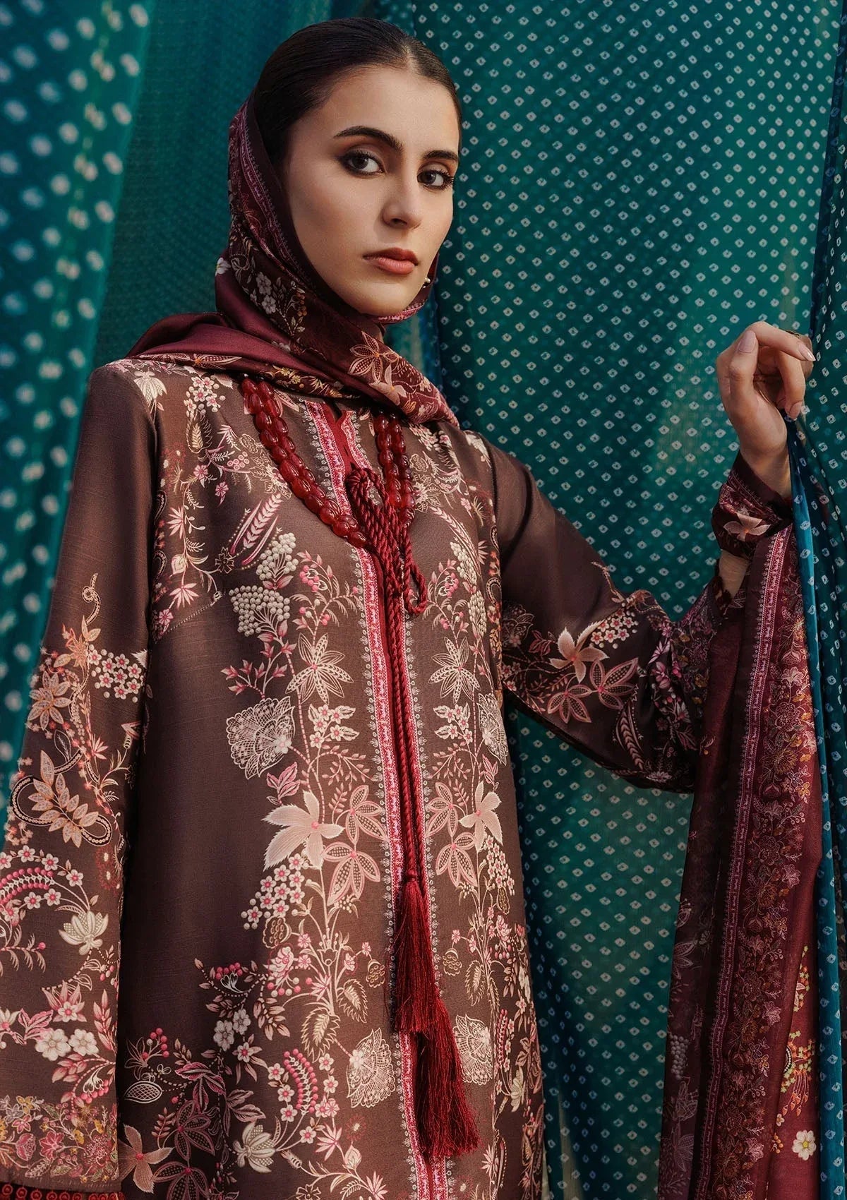 Aik Atelier | Roz Khaddar | AIK ROZ '25 D2 - LOOK 05 - Rang-e-Khaas