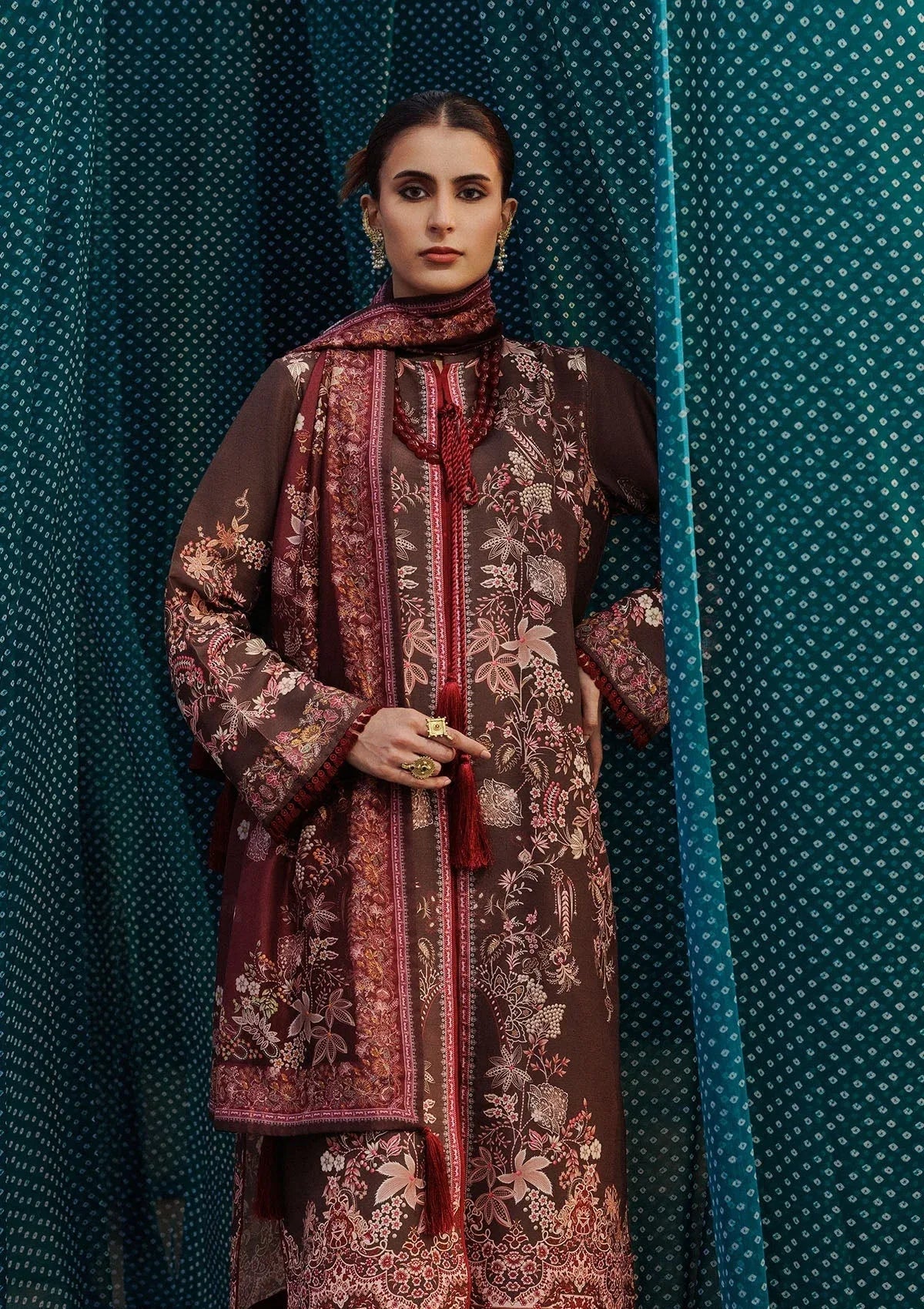 Aik Atelier | Roz Khaddar | AIK ROZ '25 D2 - LOOK 05 - Rang-e-Khaas