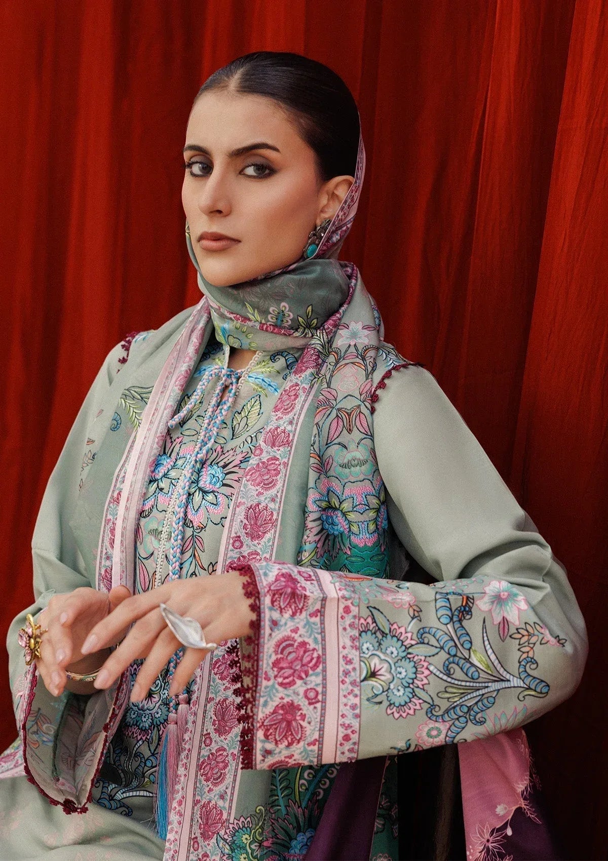 Aik Atelier | Roz Khaddar | AIK ROZ '25 D2 - LOOK 06 - Rang-e-Khaas