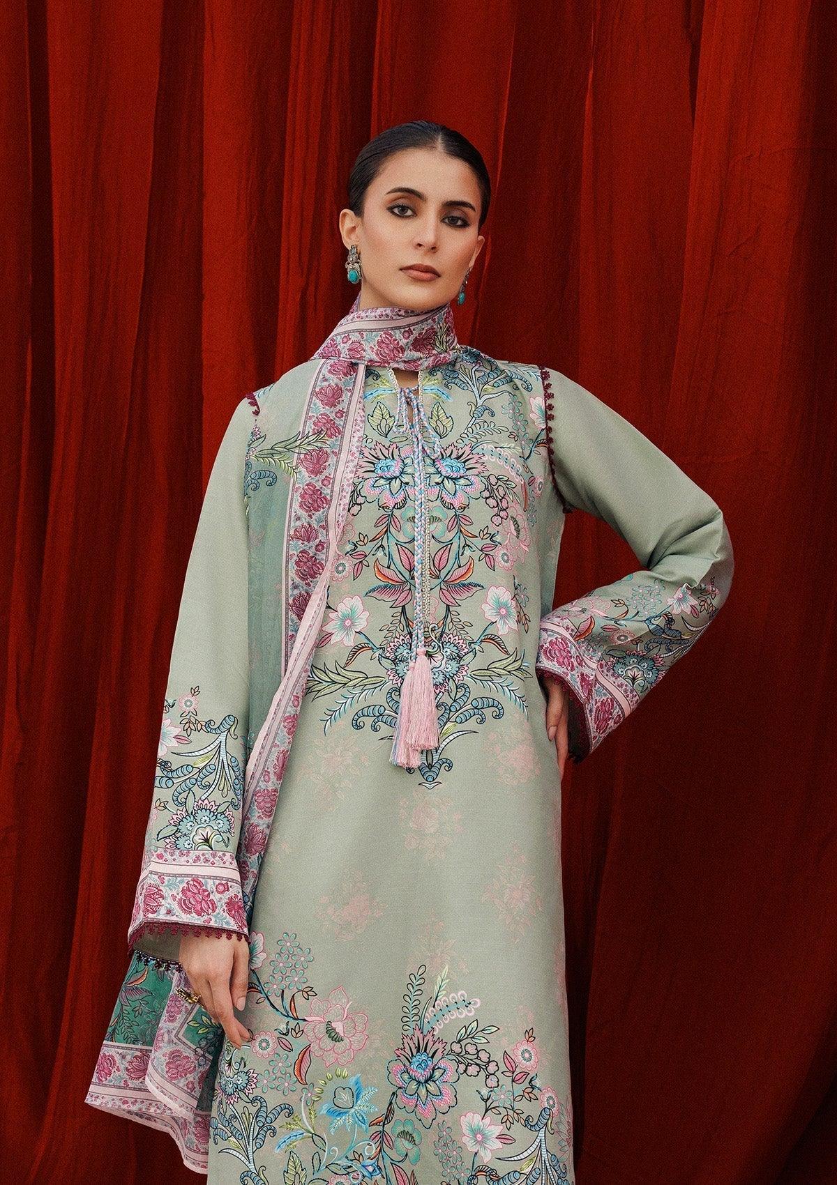 Aik Atelier | Roz Khaddar | AIK ROZ '25 D2 - LOOK 06 - Rang-e-Khaas