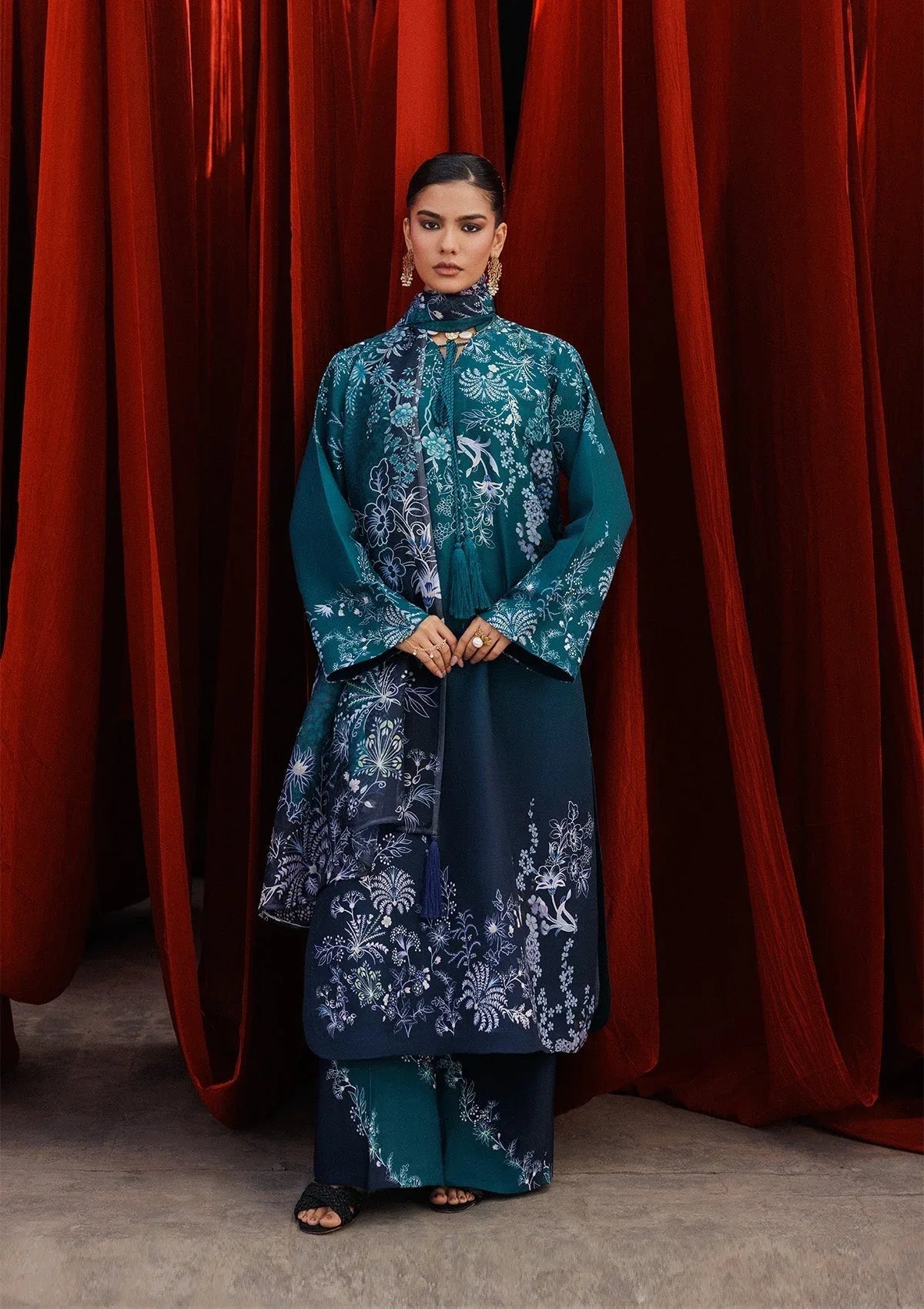Aik Atelier | Roz Khaddar | AIK ROZ '25 D2 - LOOK 07 - Rang-e-Khaas