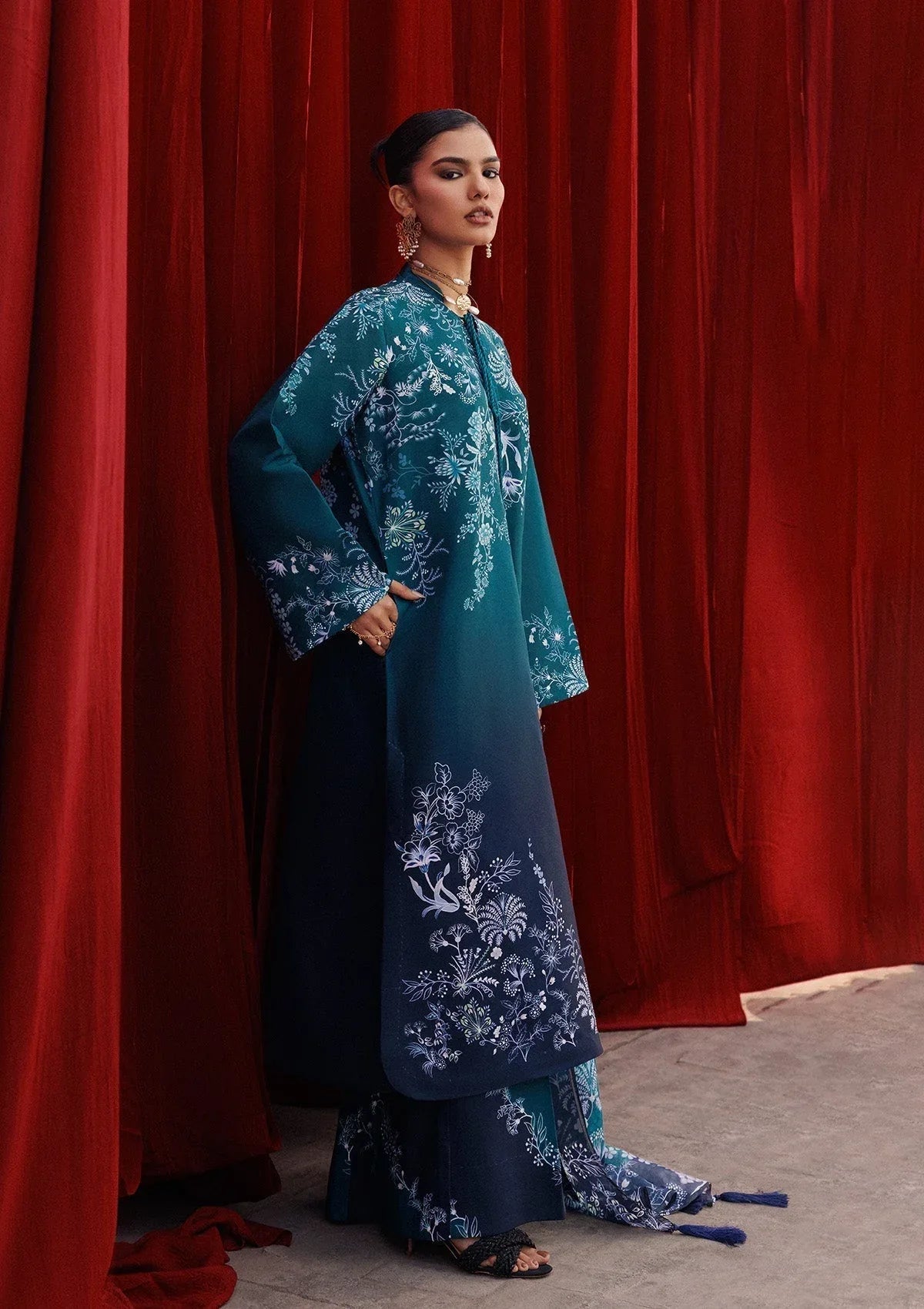 Aik Atelier | Roz Khaddar | AIK ROZ '25 D2 - LOOK 07 - Rang-e-Khaas