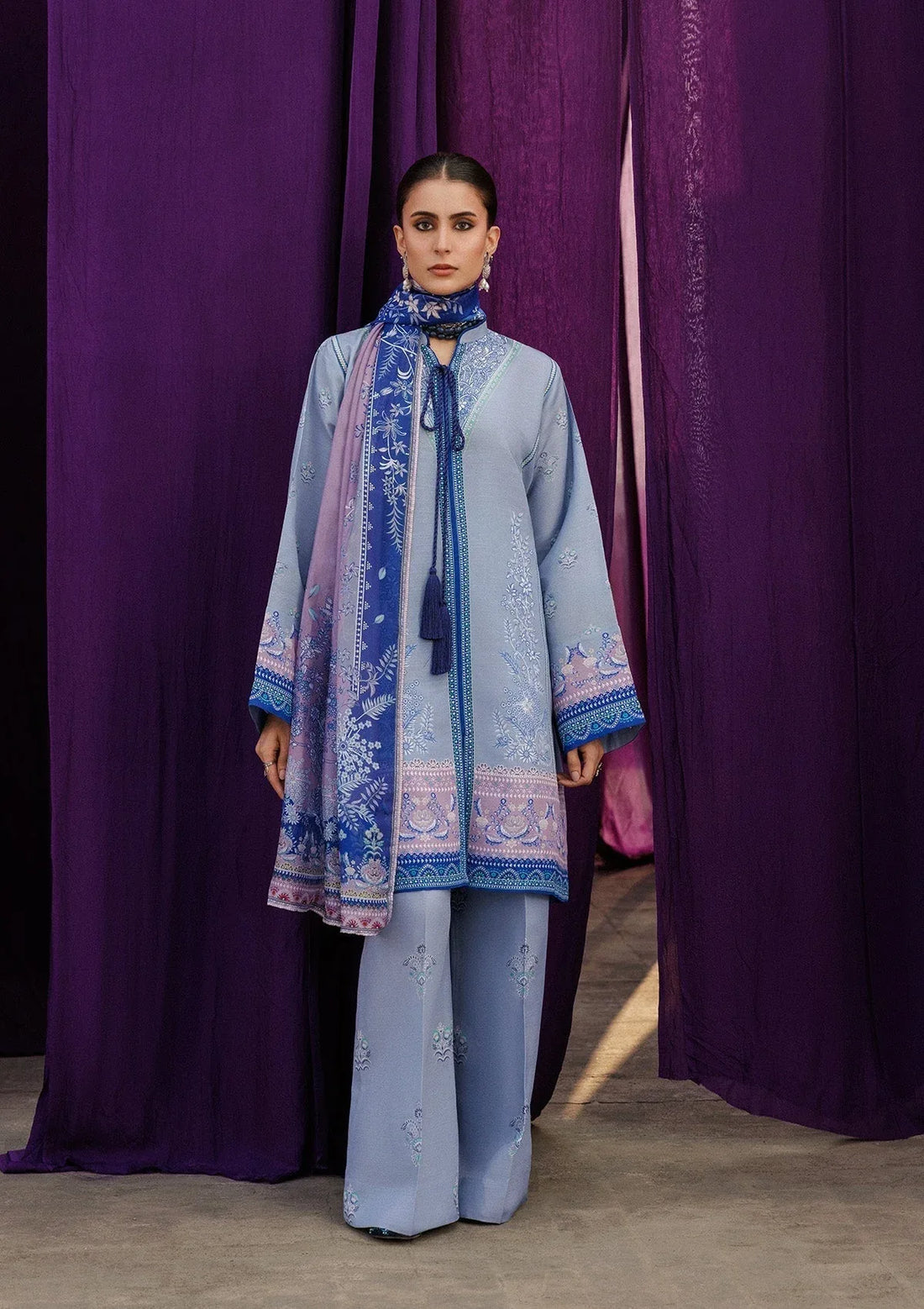 Aik Atelier | Roz Khaddar |  AIK ROZ '25 D2 - LOOK 08 - Rang-e-Khaas