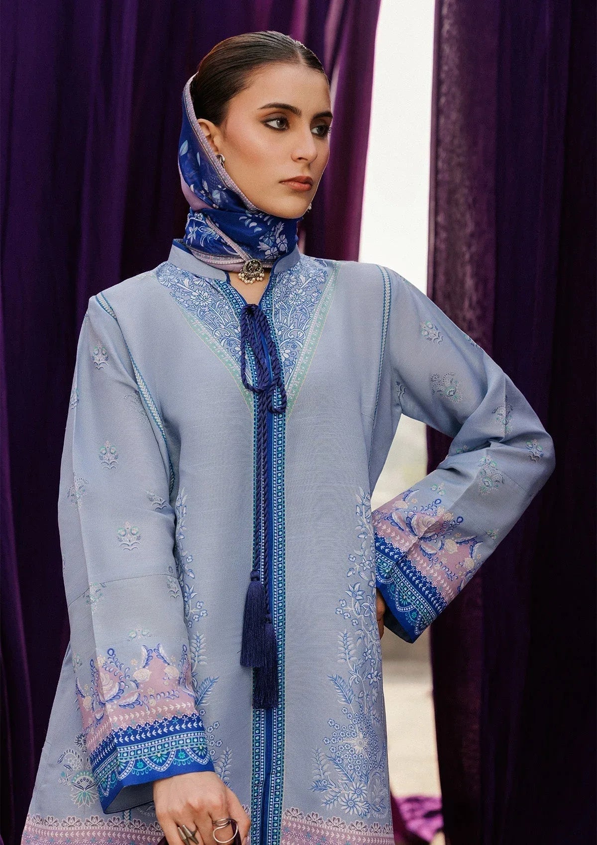 Aik Atelier | Roz Khaddar |  AIK ROZ '25 D2 - LOOK 08 - Rang-e-Khaas