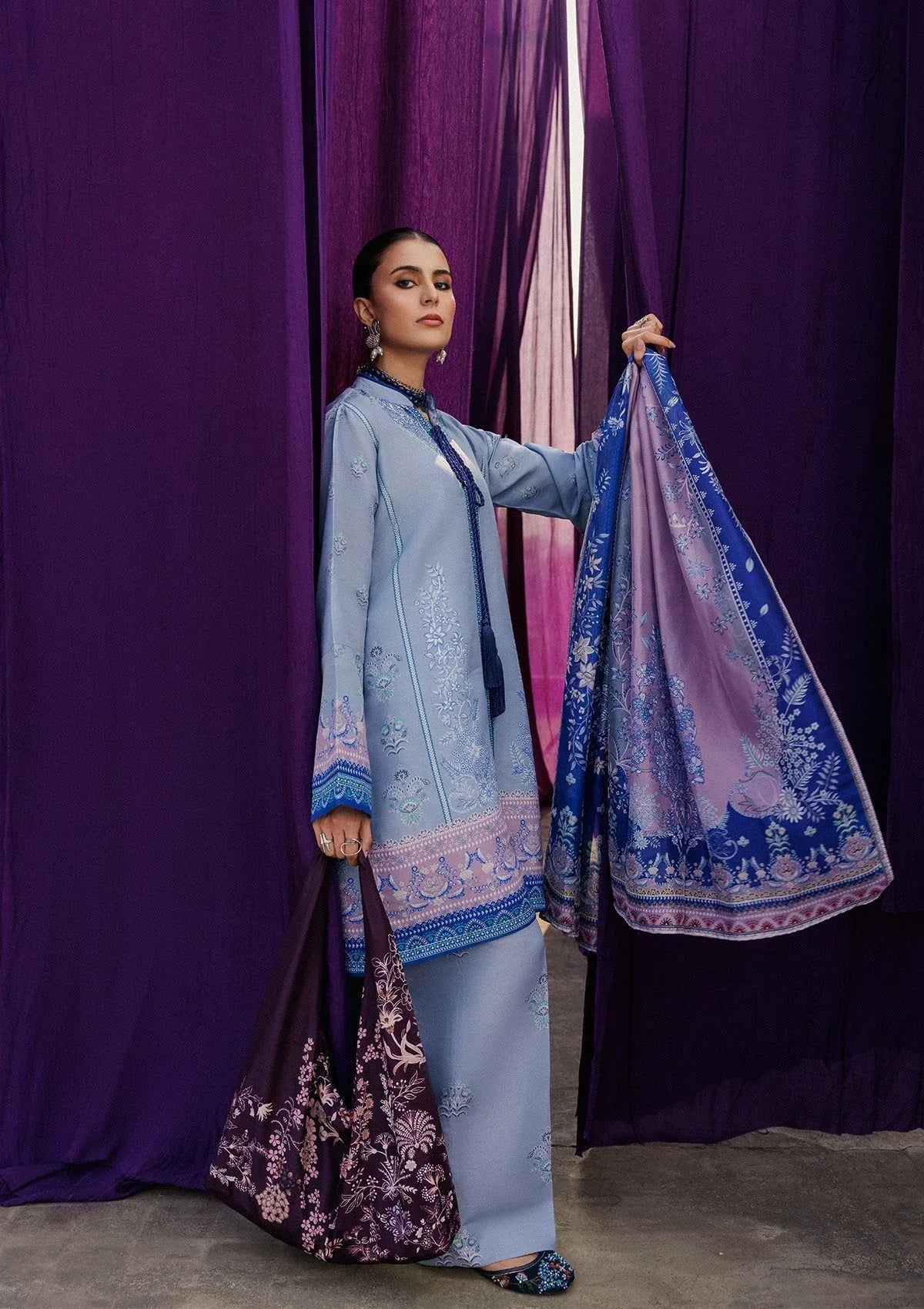 Aik Atelier | Roz Khaddar |  AIK ROZ '25 D2 - LOOK 08 - Rang-e-Khaas