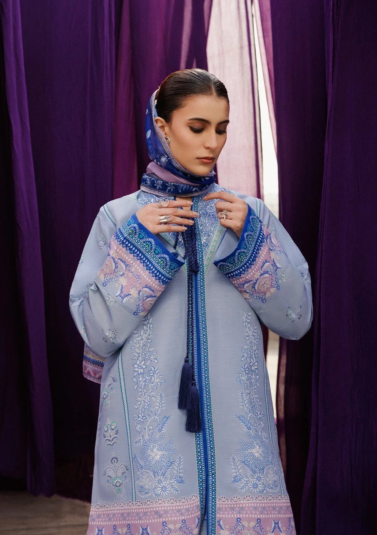 Aik Atelier | Roz Khaddar |  AIK ROZ '25 D2 - LOOK 08 - Rang-e-Khaas