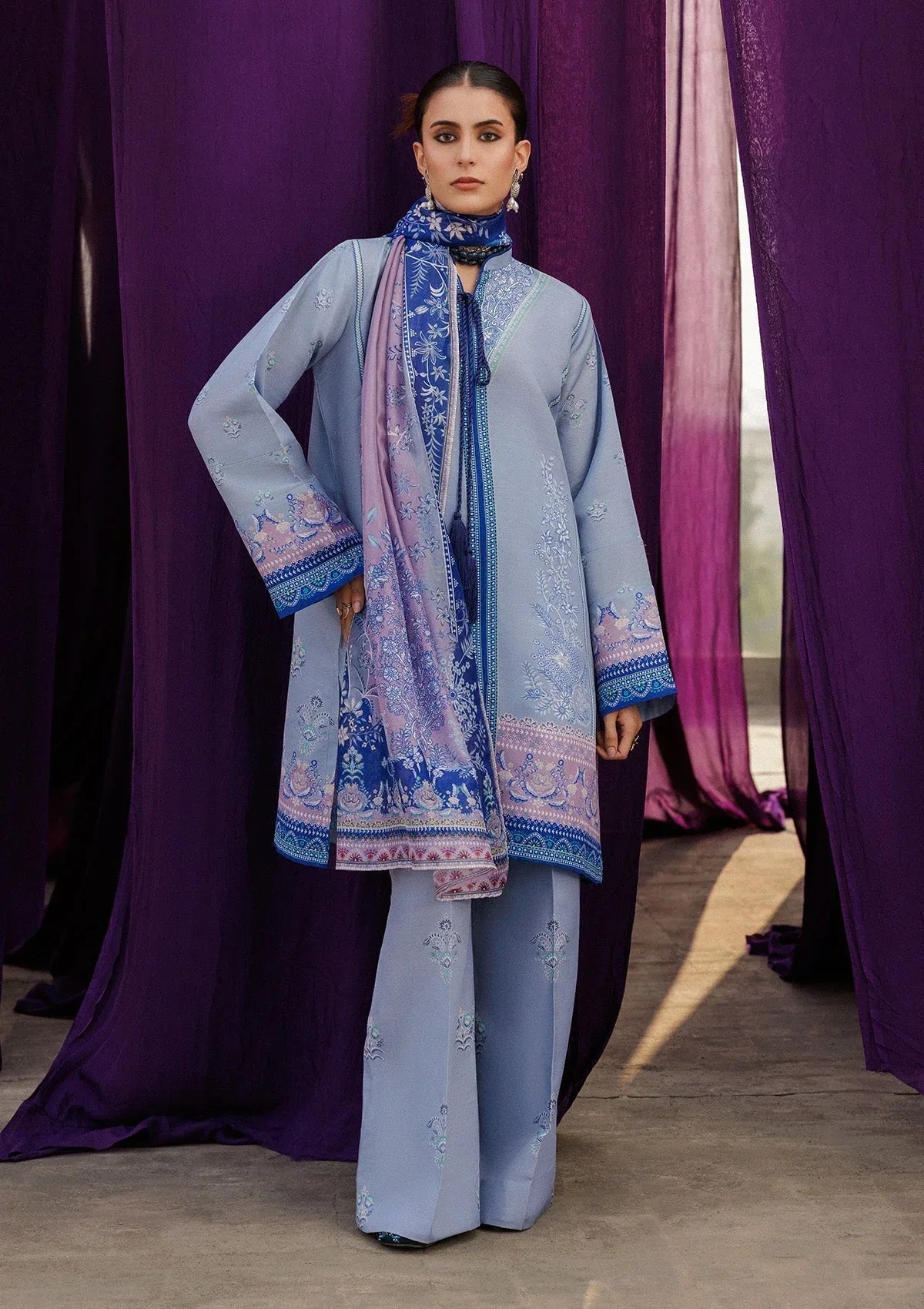 Aik Atelier | Roz Khaddar |  AIK ROZ '25 D2 - LOOK 08 - Rang-e-Khaas
