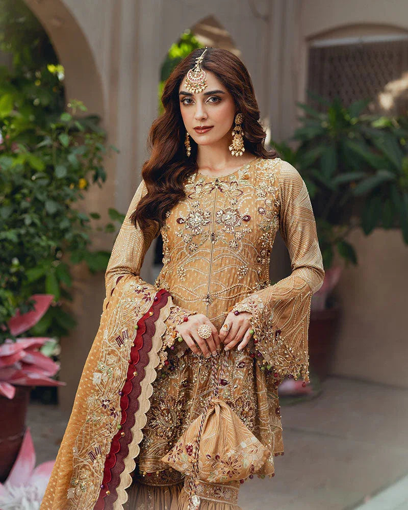 Ain | Naulakha Wedding Festive 24 |   AR-143 KESAR - Rang-e-Khaas