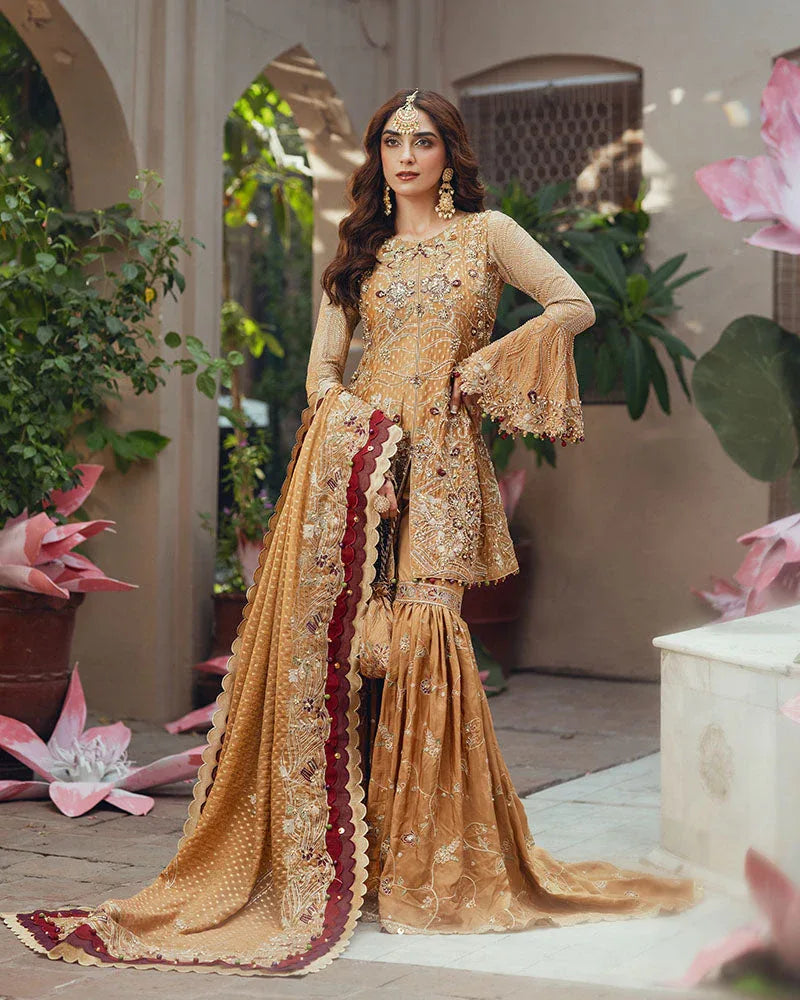 Ain | Naulakha Wedding Festive 24 |   AR-143 KESAR - Rang-e-Khaas