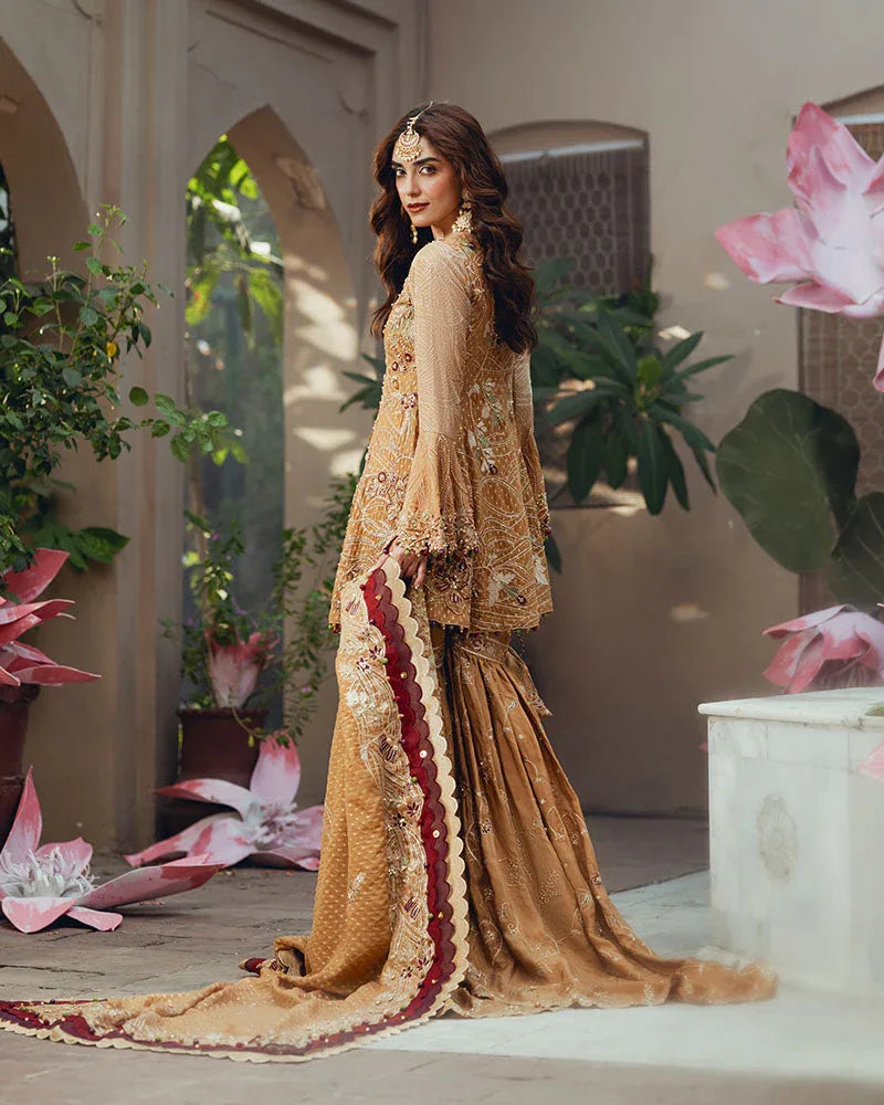 Ain | Naulakha Wedding Festive 24 |   AR-143 KESAR - Rang-e-Khaas