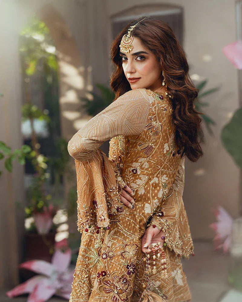 Ain | Naulakha Wedding Festive 24 |   AR-143 KESAR - Rang-e-Khaas