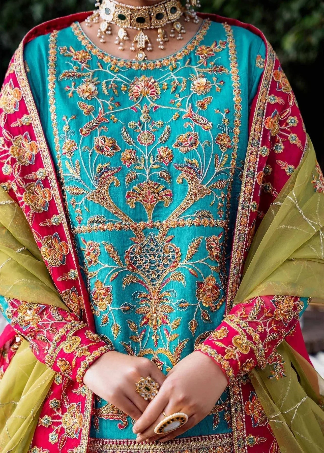 Akbar Aslam | Wedding Formals | MAAHRU - Rang-e-Khaas