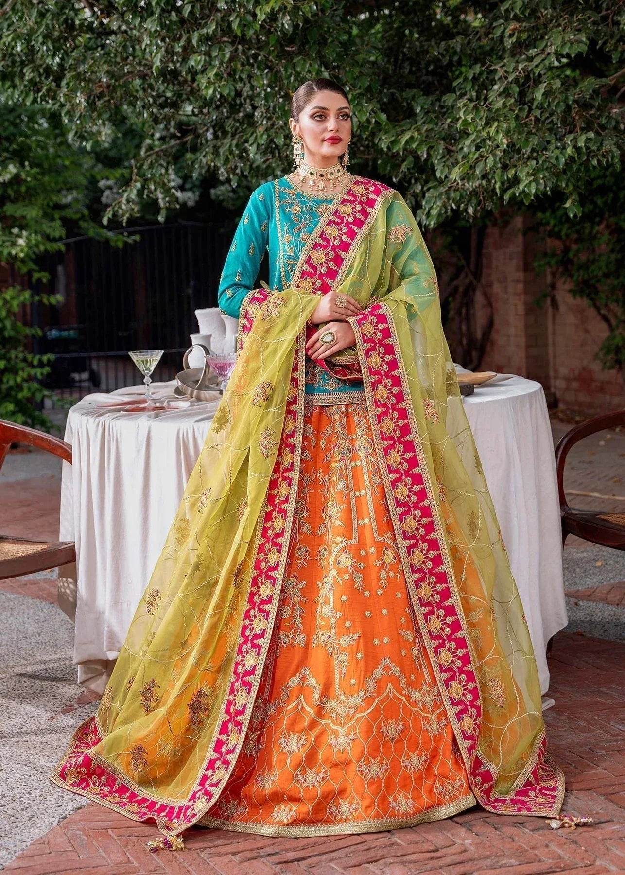 Akbar Aslam | Wedding Formals | MAAHRU - Rang-e-Khaas