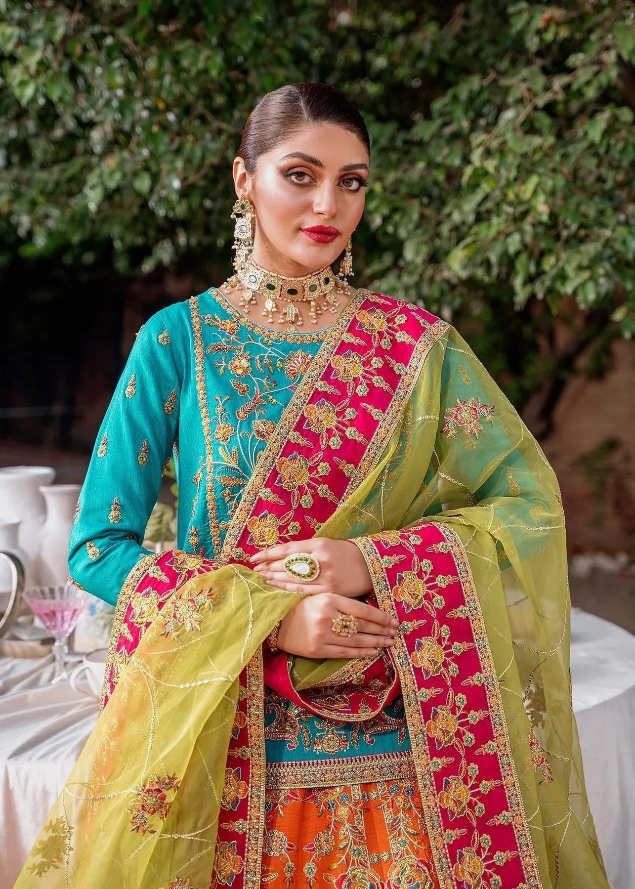 Akbar Aslam | Wedding Formals | MAAHRU - Rang-e-Khaas