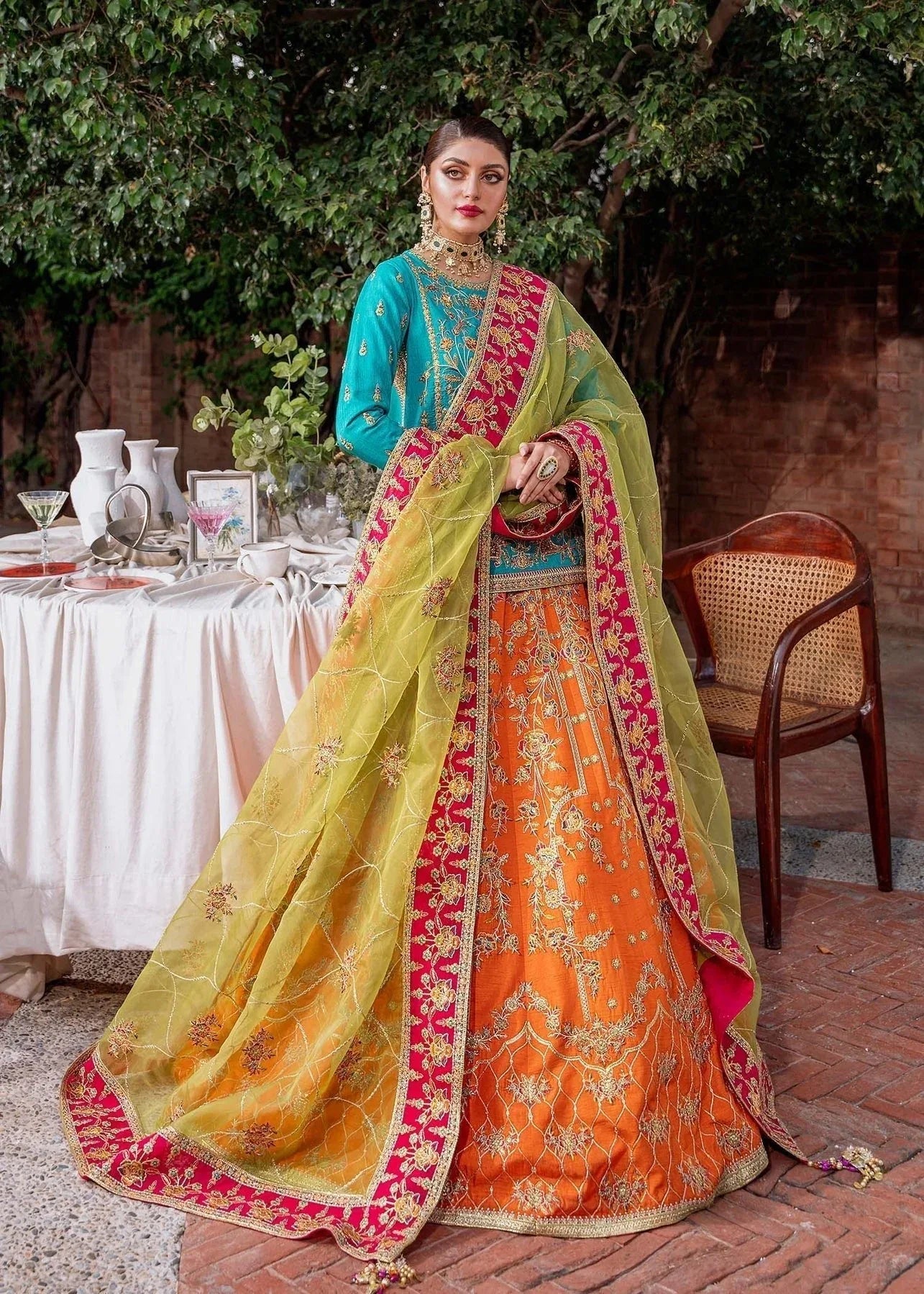 Akbar Aslam | Wedding Formals | MAAHRU - Rang-e-Khaas