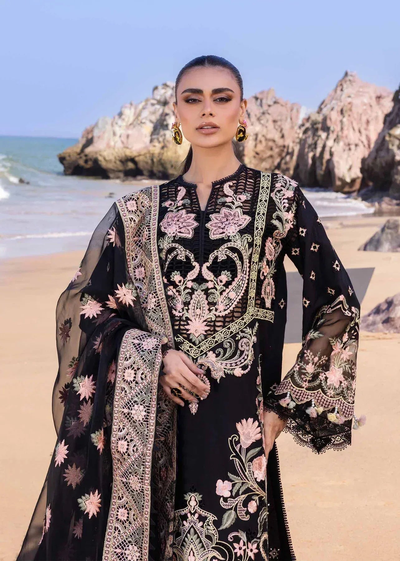 Akbar Aslam | Oasis Lawn 24 | Iris - Rang-e-Khaas