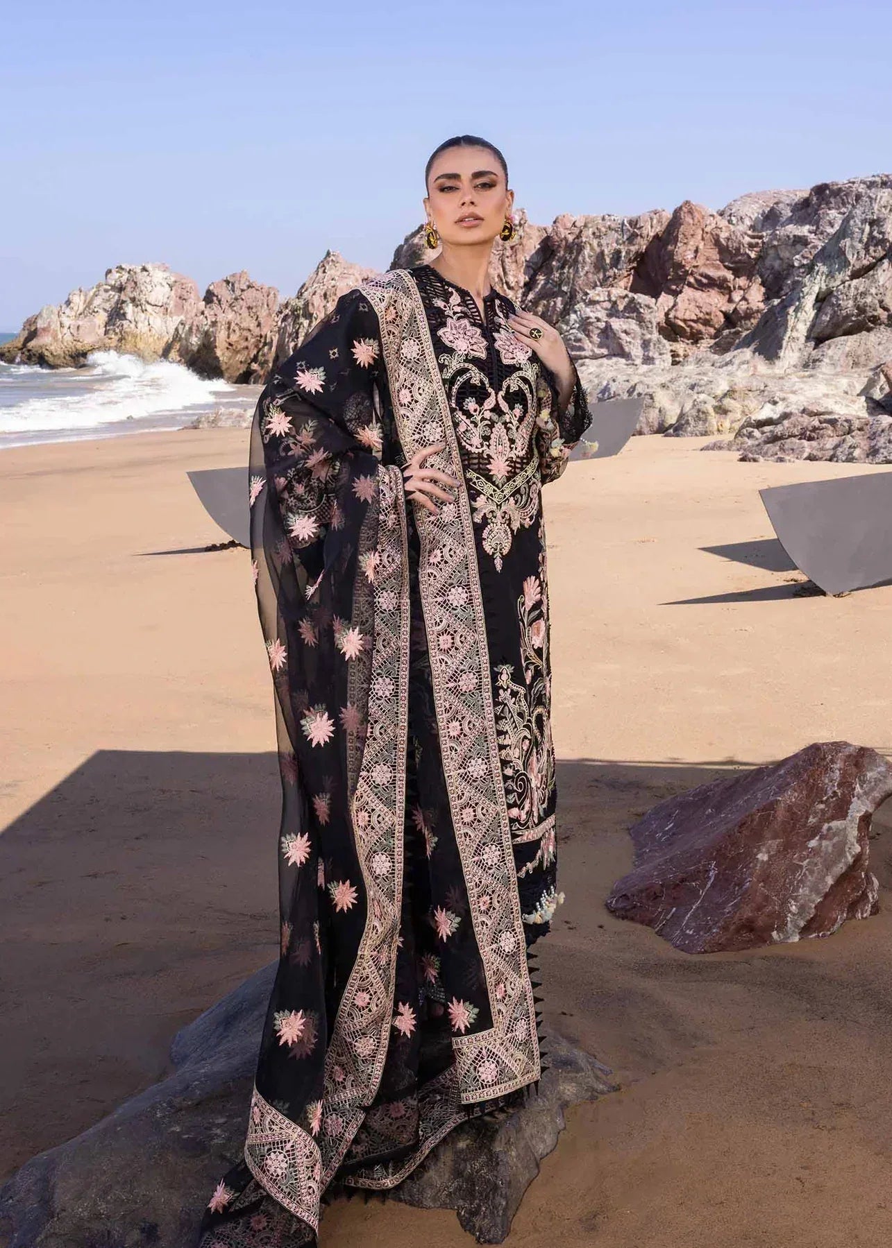 Akbar Aslam | Oasis Lawn 24 | Iris - Rang-e-Khaas