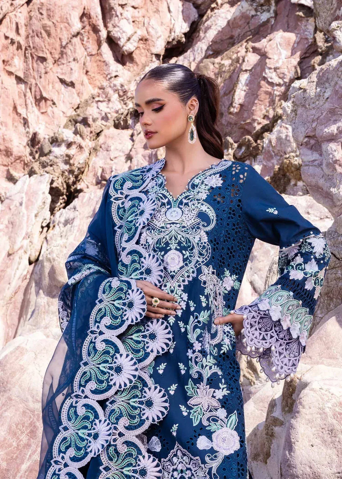 Akbar Aslam | Oasis Lawn 24 | Blue Bell - Rang-e-Khaas