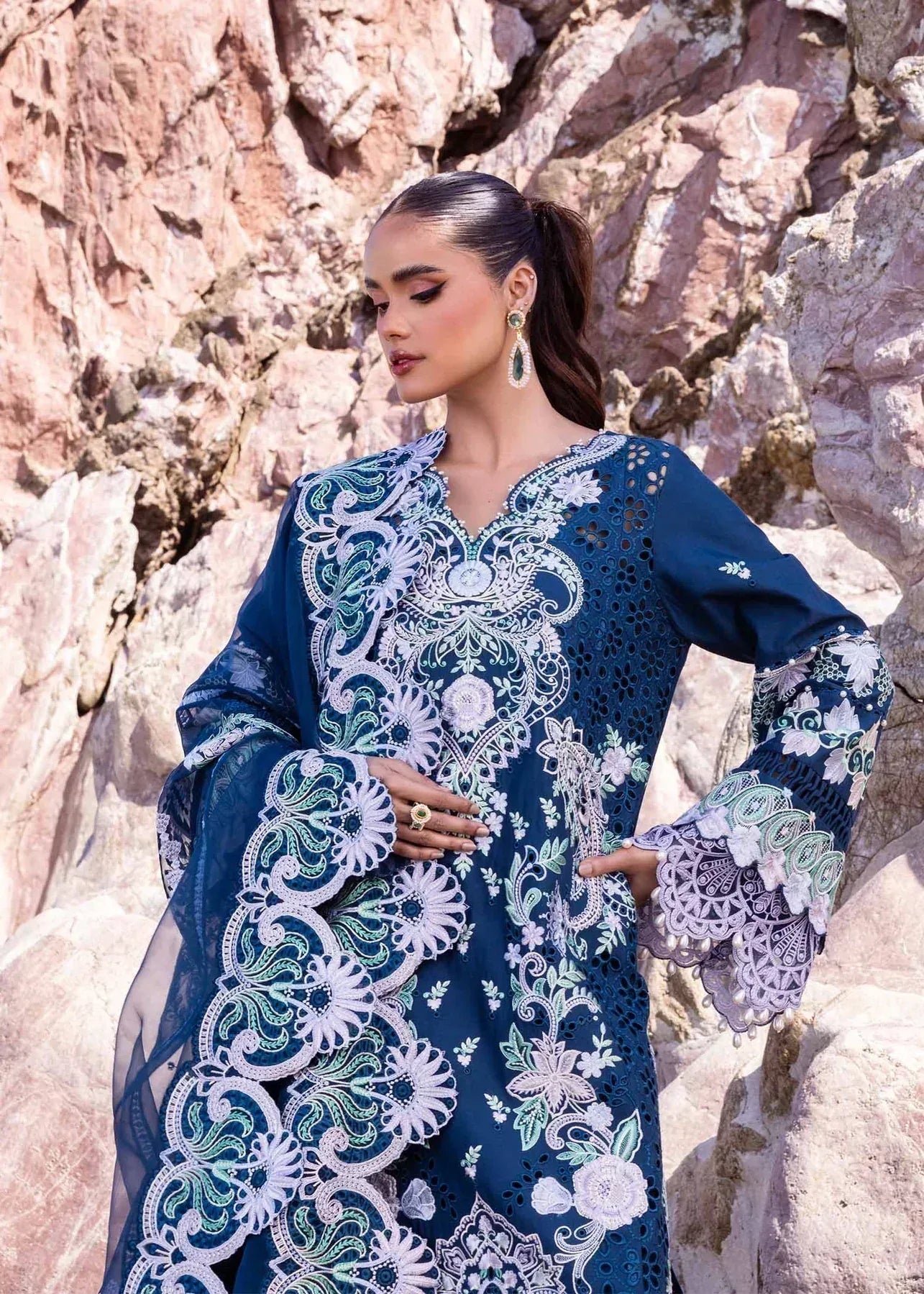 Akbar Aslam | Oasis Lawn 24 | Blue Bell - Rang-e-Khaas
