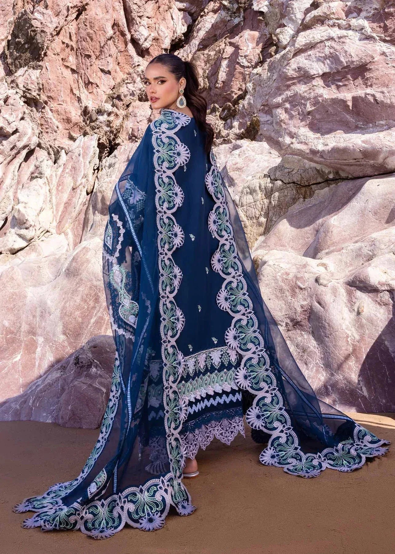 Akbar Aslam | Oasis Lawn 24 | Blue Bell - Rang-e-Khaas
