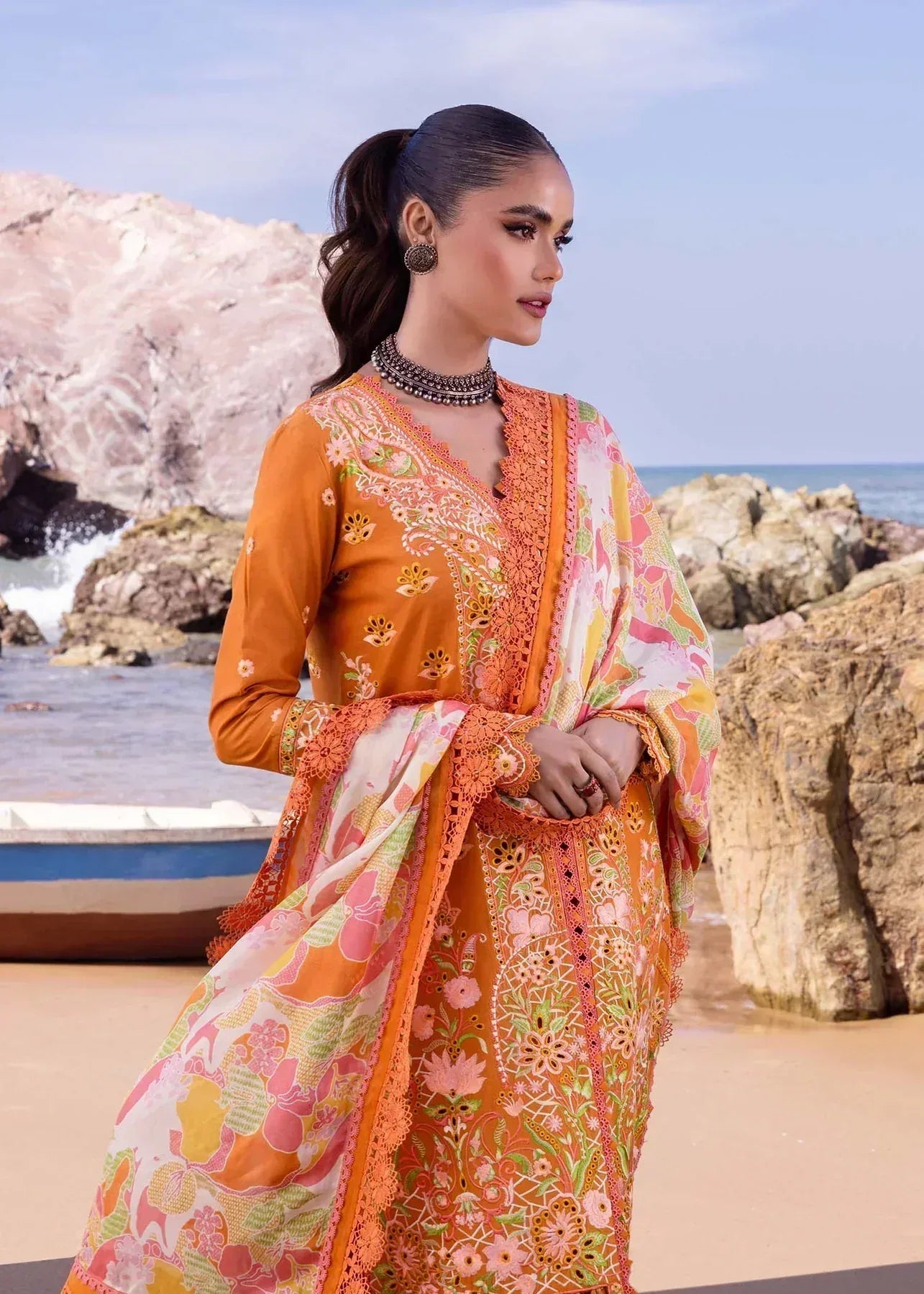 Akbar Aslam | Oasis Lawn 24 | Calla Lily - Rang-e-Khaas