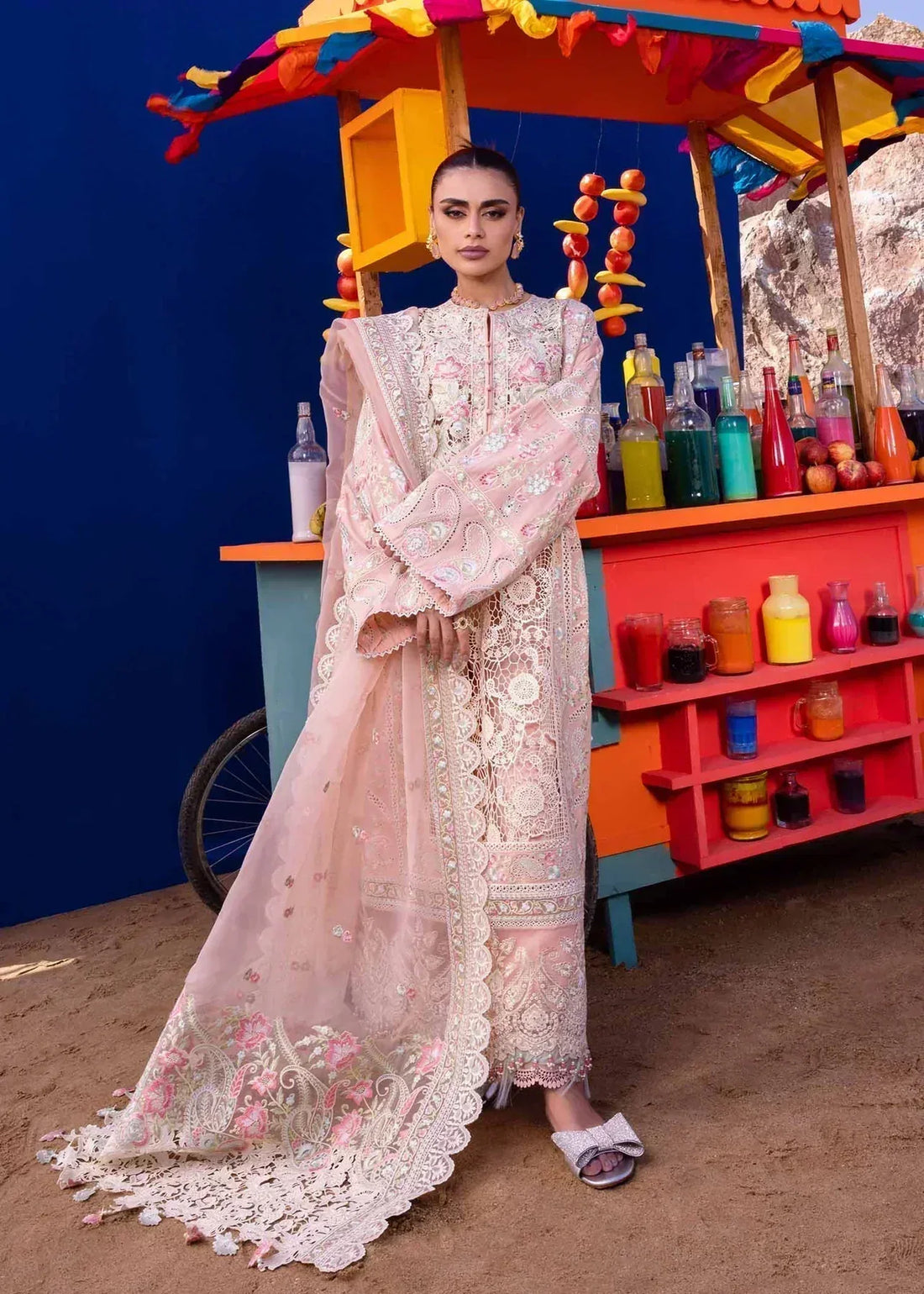 Akbar Aslam | Oasis Lawn 24 | Camellia - Rang-e-Khaas