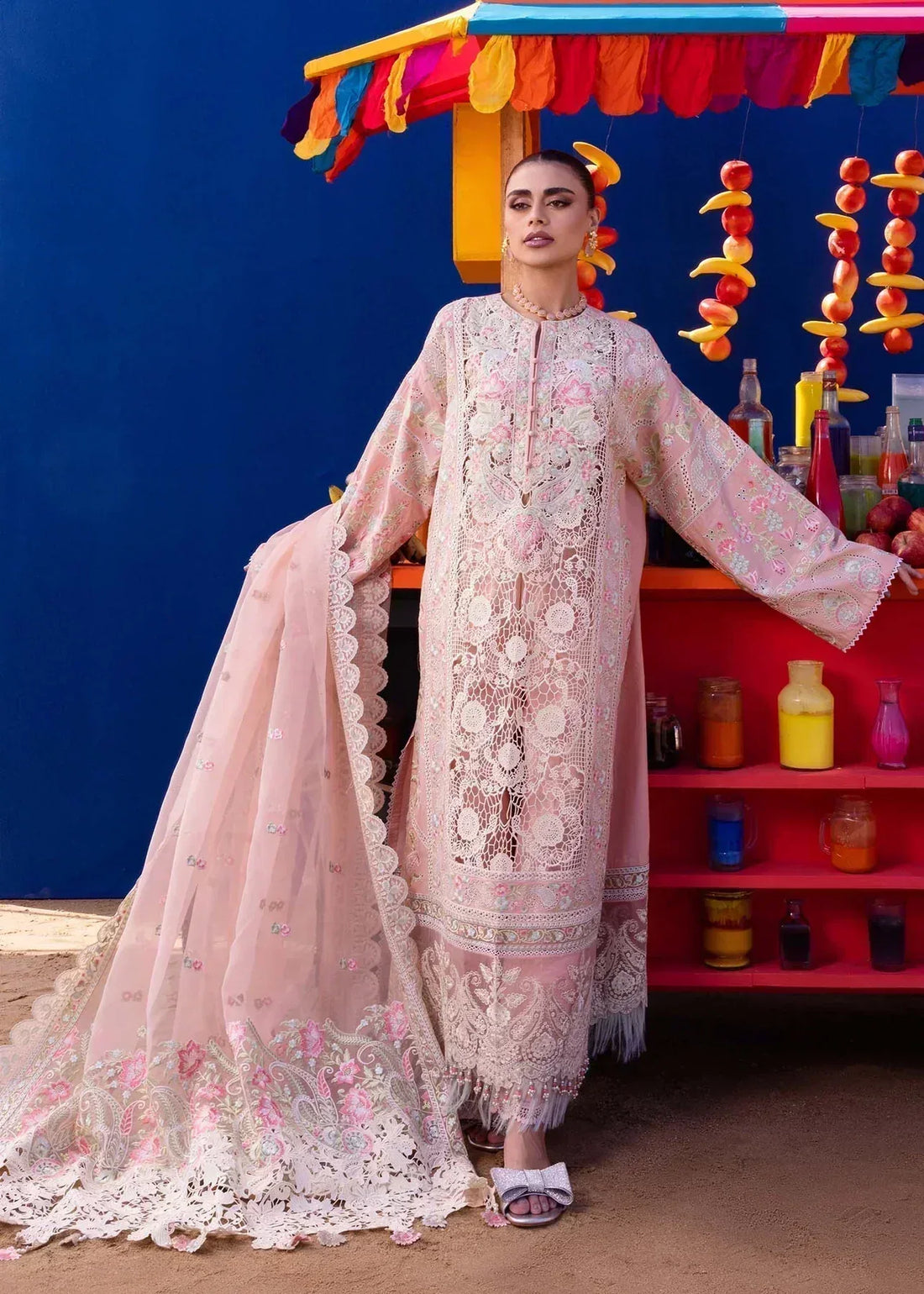 Akbar Aslam | Oasis Lawn 24 | Camellia - Rang-e-Khaas