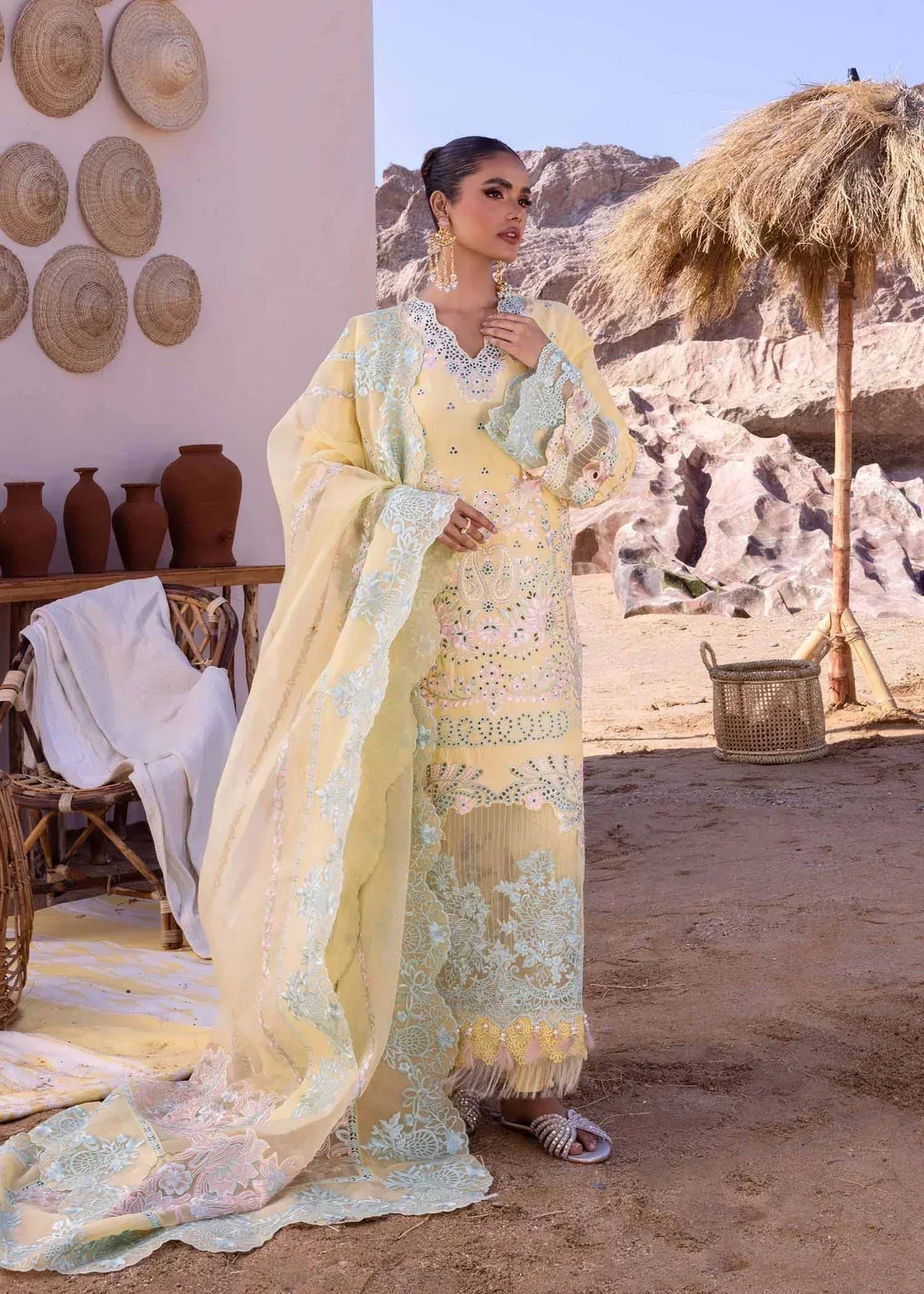 Akbar Aslam | Oasis Lawn 24 | Dahlia - Rang-e-Khaas