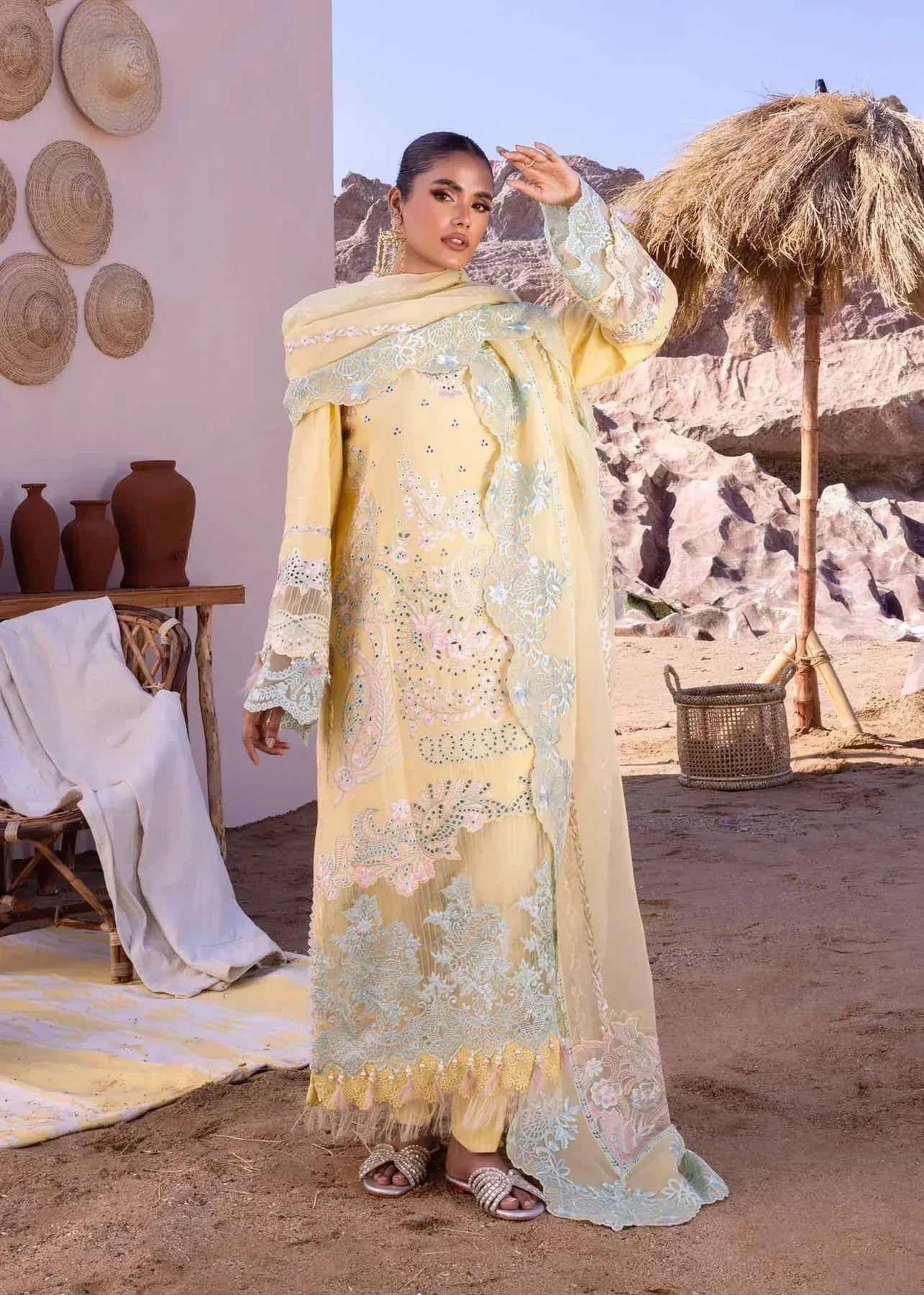 Akbar Aslam | Oasis Lawn 24 | Dahlia - Rang-e-Khaas