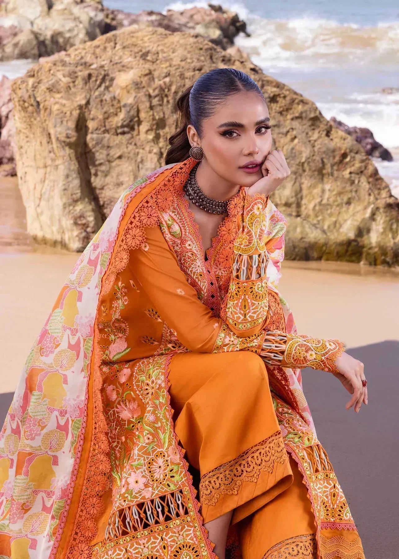 Akbar Aslam | Oasis Lawn 24 | Calla Lily - Rang-e-Khaas