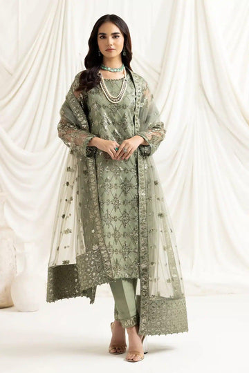 Alizeh | Dua Formals 23 | DUA-V02D02B-ALARA(PISTACHIO) - Rang-e-Khaas