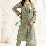 Alizeh | Dua Formals 23 | DUA-V02D02B-ALARA(PISTACHIO)