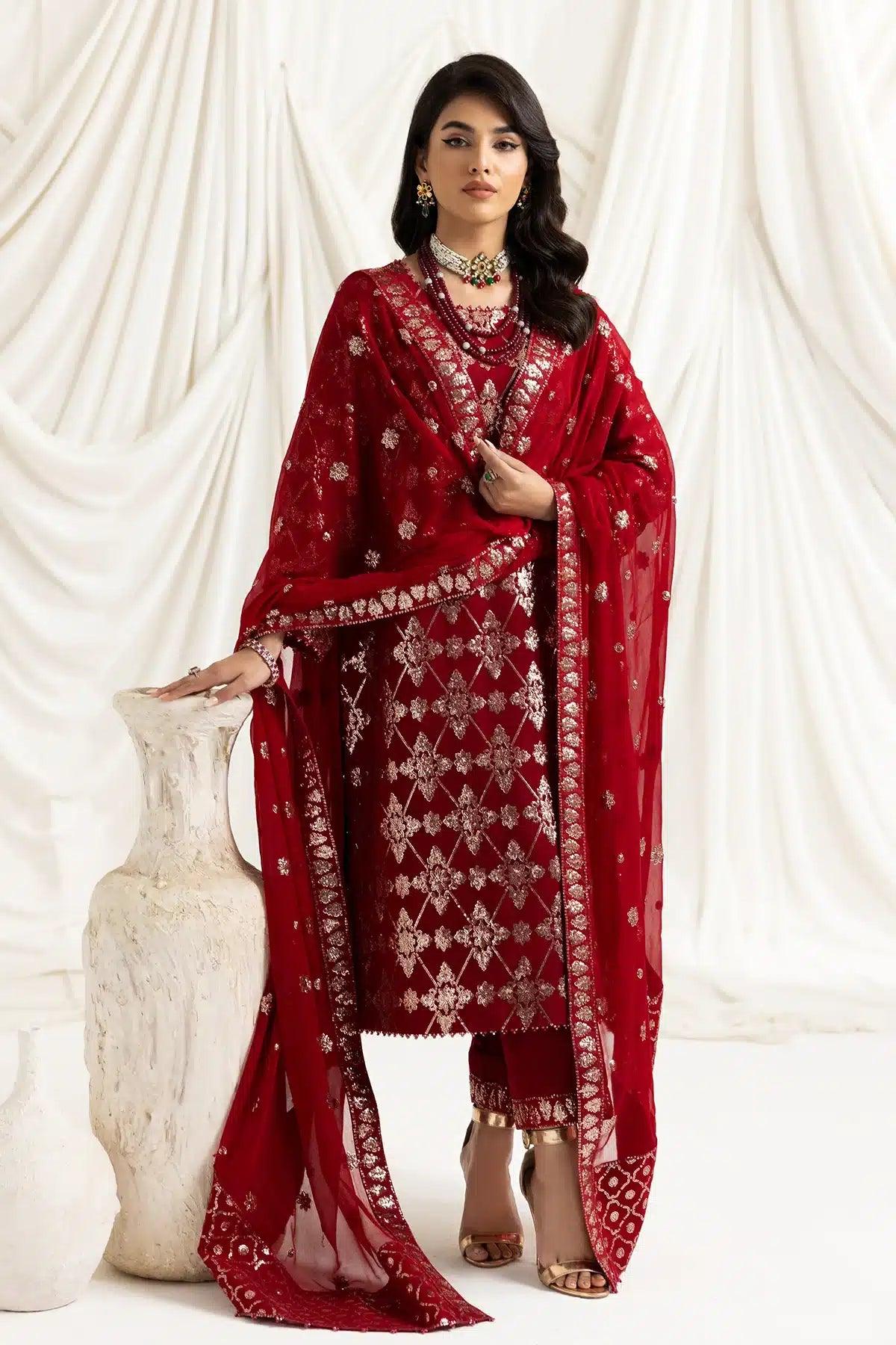 Alizeh | Dua Formals 23 | DUA-V02D02A-ALARA(RED) - Rang-e-Khaas