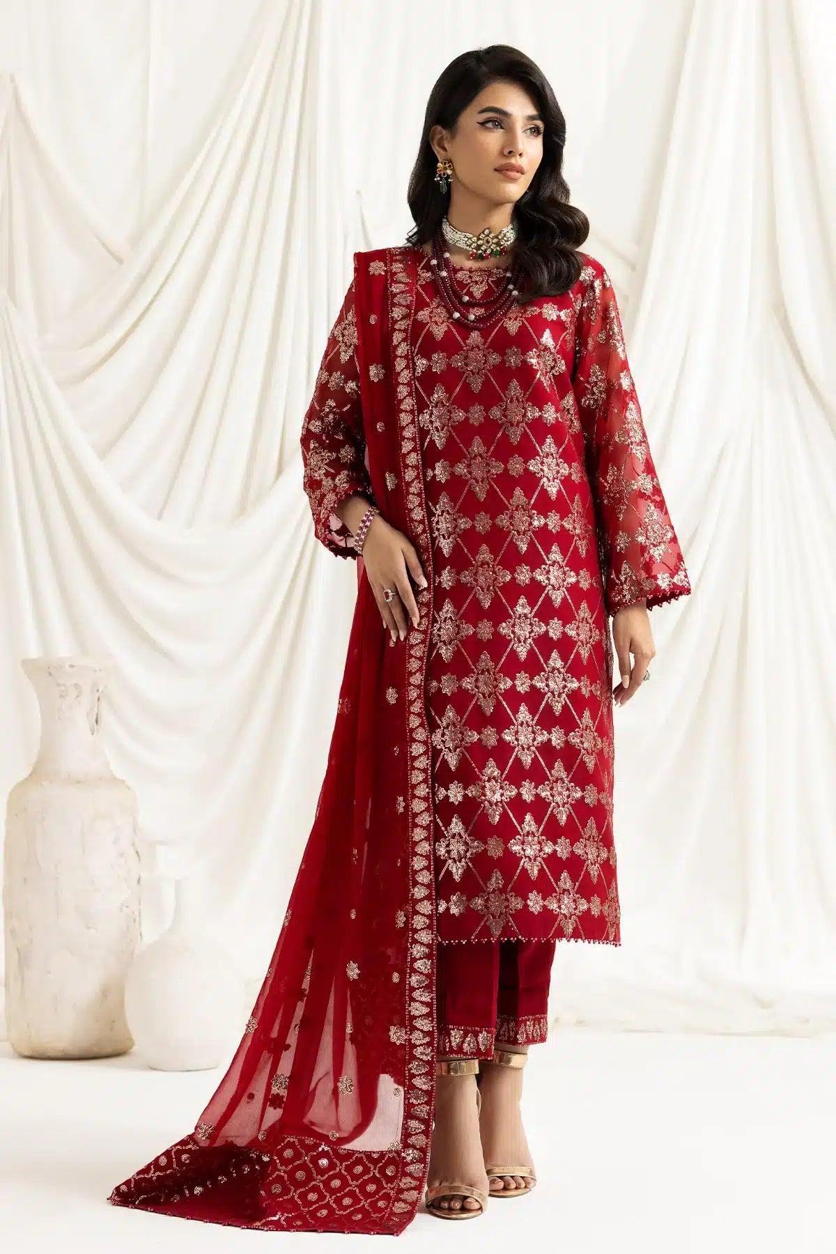 Alizeh | Dua Formals 23 | DUA-V02D02A-ALARA(RED) - Rang-e-Khaas