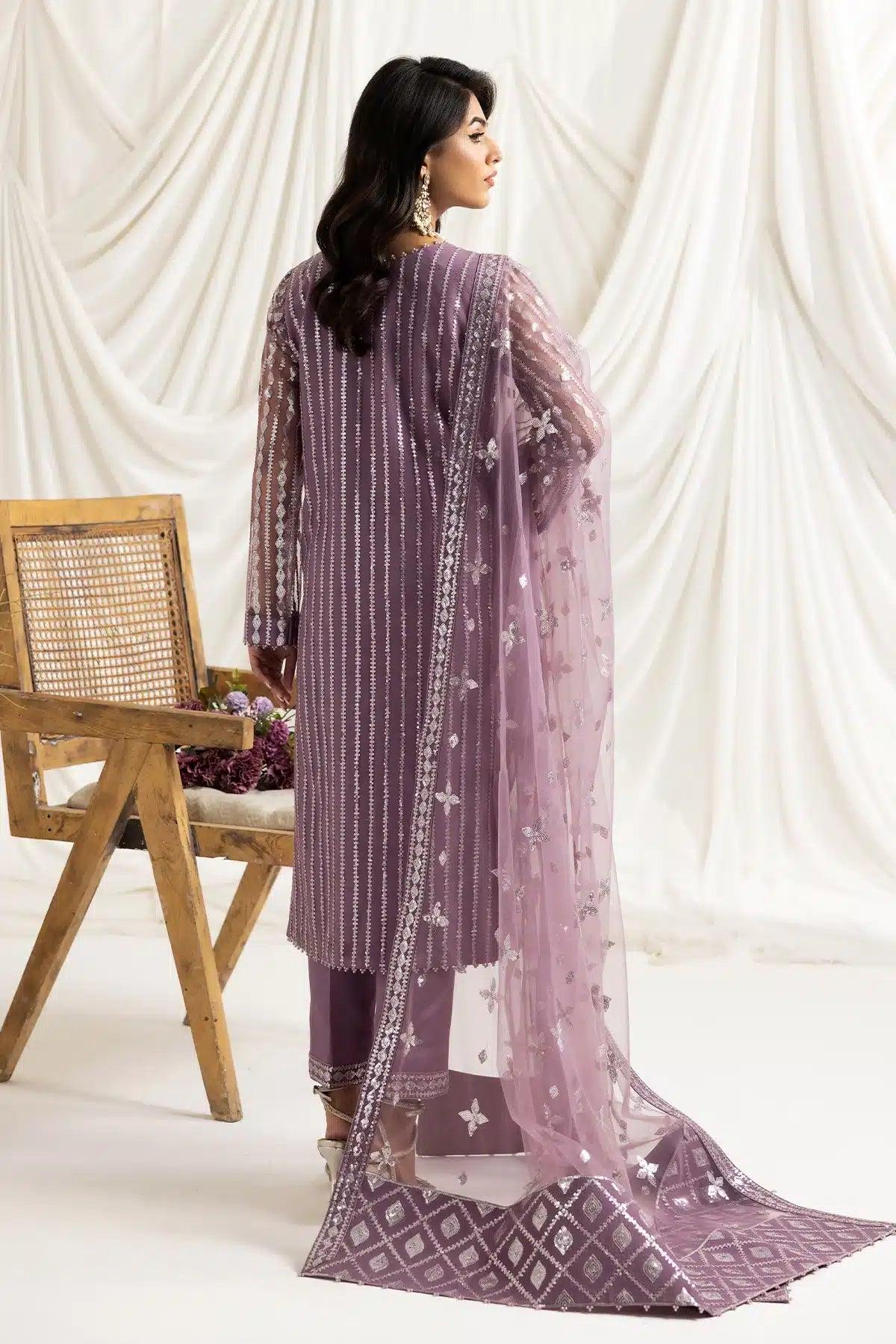 Alizeh | Dua Formals 23 | DUA-V02D03B-AYSAL(LILAC) - Rang-e-Khaas
