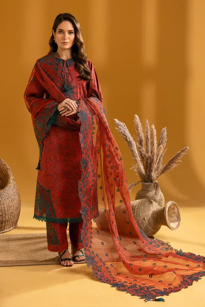 Alizeh | Maahi Embroidered Lawn | Mira - Rang-e-Khaas