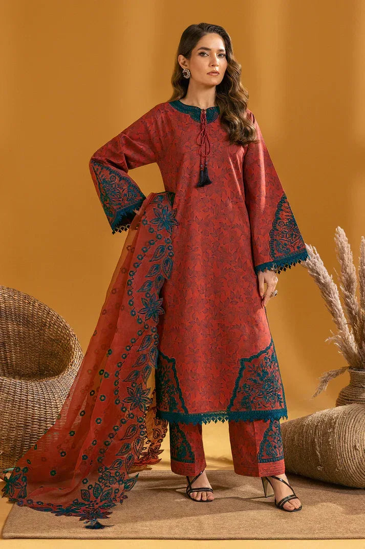 Alizeh | Maahi Embroidered Lawn | Mira - Rang-e-Khaas