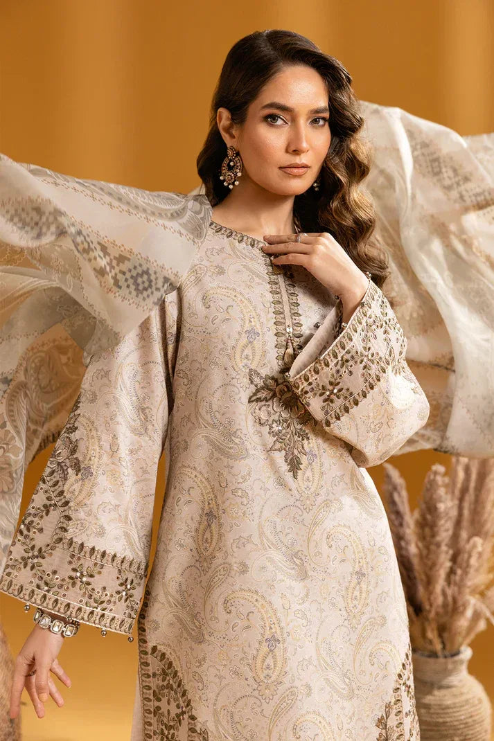 Alizeh | Maahi Embroidered Lawn | Hira - Rang-e-Khaas
