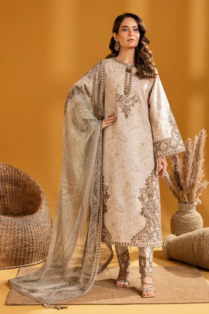 Alizeh | Maahi Embroidered Lawn | Hira - Rang-e-Khaas