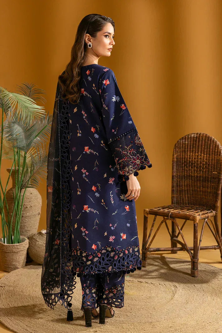 Alizeh | Maahi Embroidered Lawn | Iris - Rang-e-Khaas