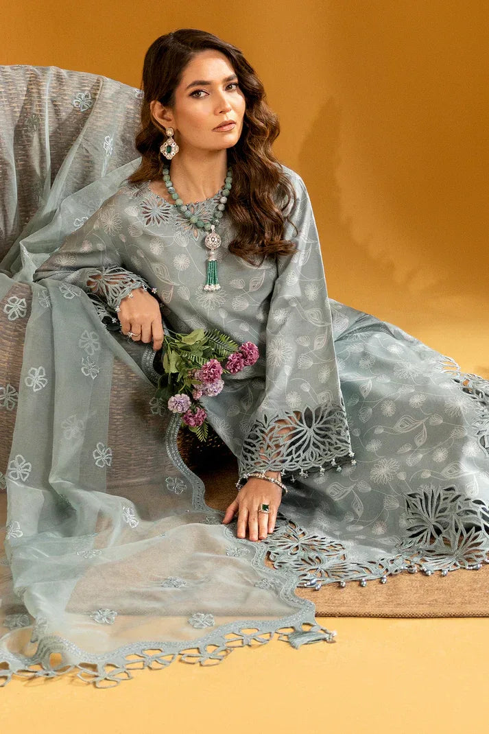 Alizeh | Maahi Embroidered Lawn | Nyra - Rang-e-Khaas