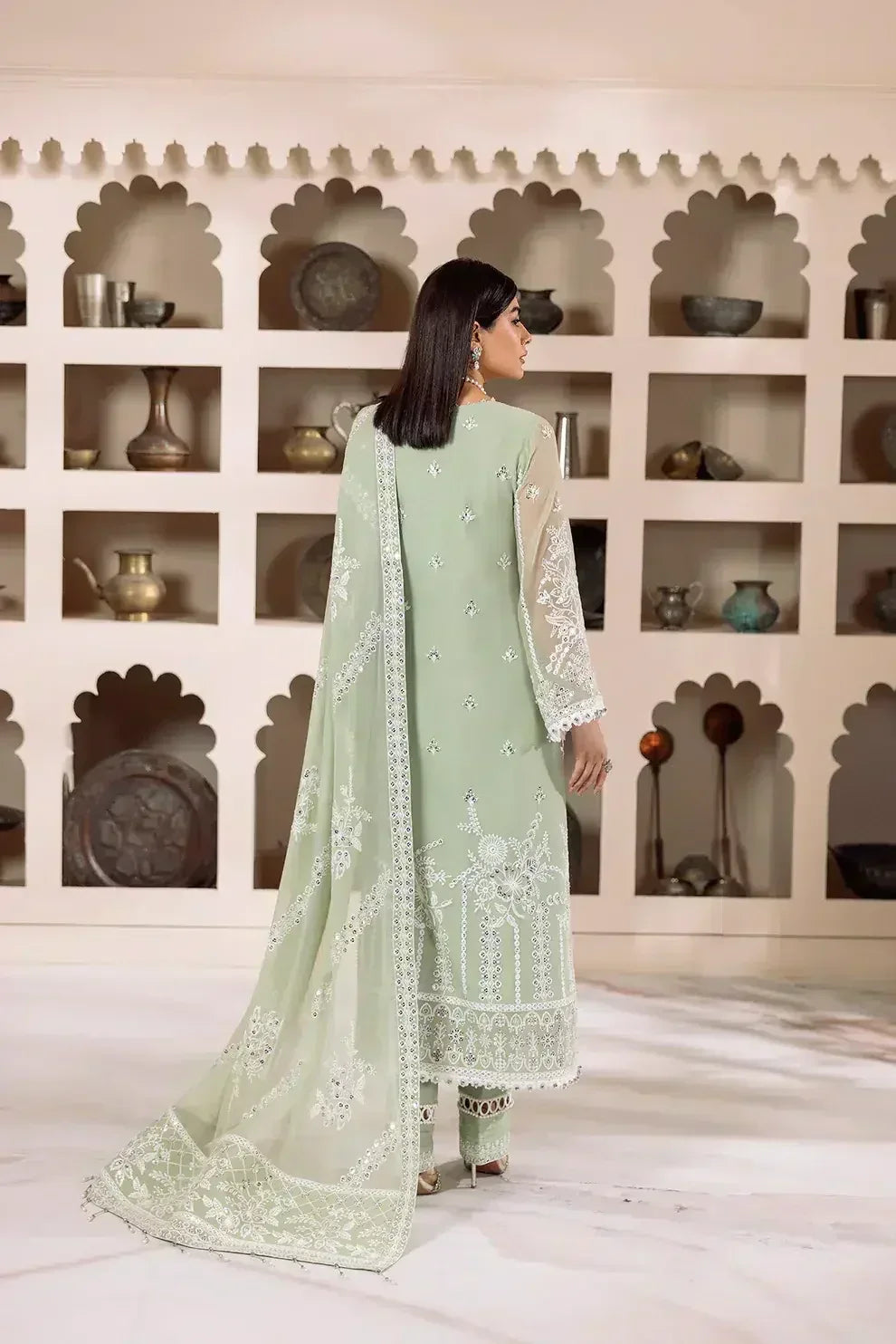 Alizeh | Dua Formals 23 | DUA-V01D04A- MEHRUNISA ( PISTA ) - Rang-e-Khaas