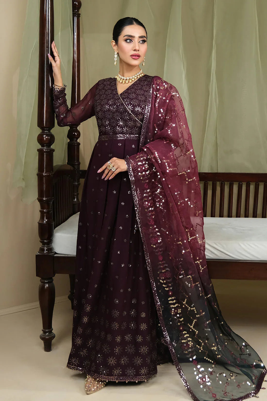 Alizeh | Formals Collection | ZURI UF-V03D03 - Rang-e-Khaas