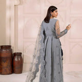 Alizeh | Dua Formals 23 | DUA-V01D01B- KHIRAD ( GREY )