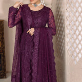 Alizeh | Dua Formals 23 | DUA-V01D03A- SYLVI ( PURPLE )